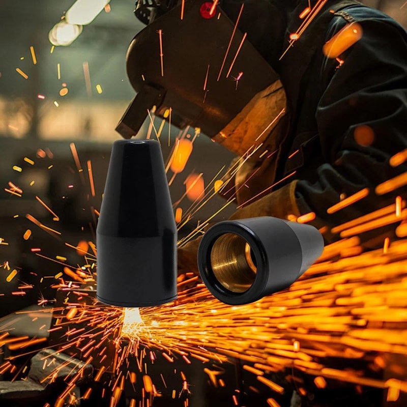 Hasweld 226190 Flux Cored Gasless Nozzle Compatible with Miller MIG Gun 226190 and M-10/15/25/40/80/100/150 Series, Hobart 770487, Handler Welder 120 125 135 140 175 180 187 190, MIG Gun H-9/10. (2PK 226190) - Image 3